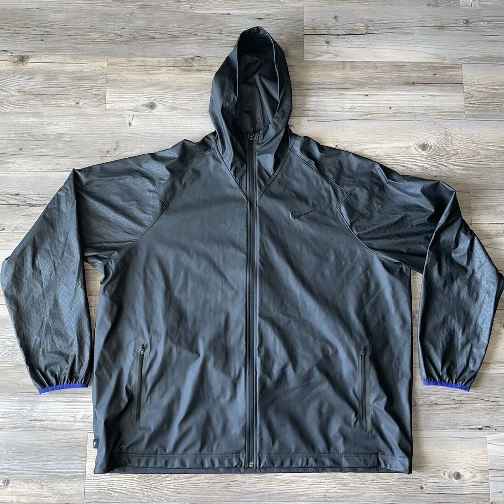 Nike Kobe Bryant Jacket Black Mamba KB24 Sweat Track Hooded Zip Up Mens Size 3XL